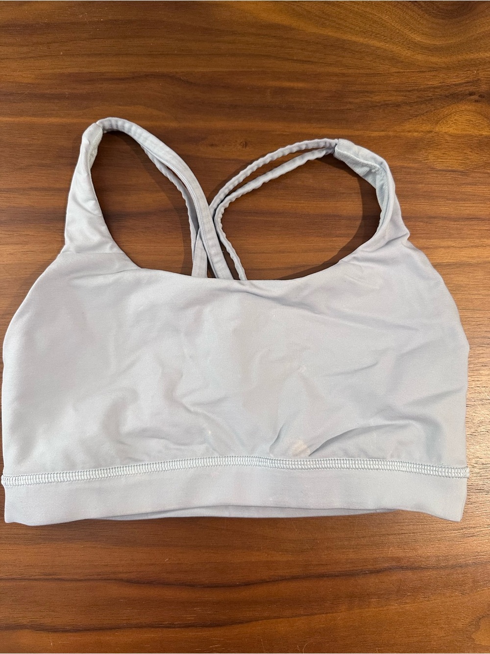 Lululemon Light Blue Strappy Sports Bralette - Women Intimates